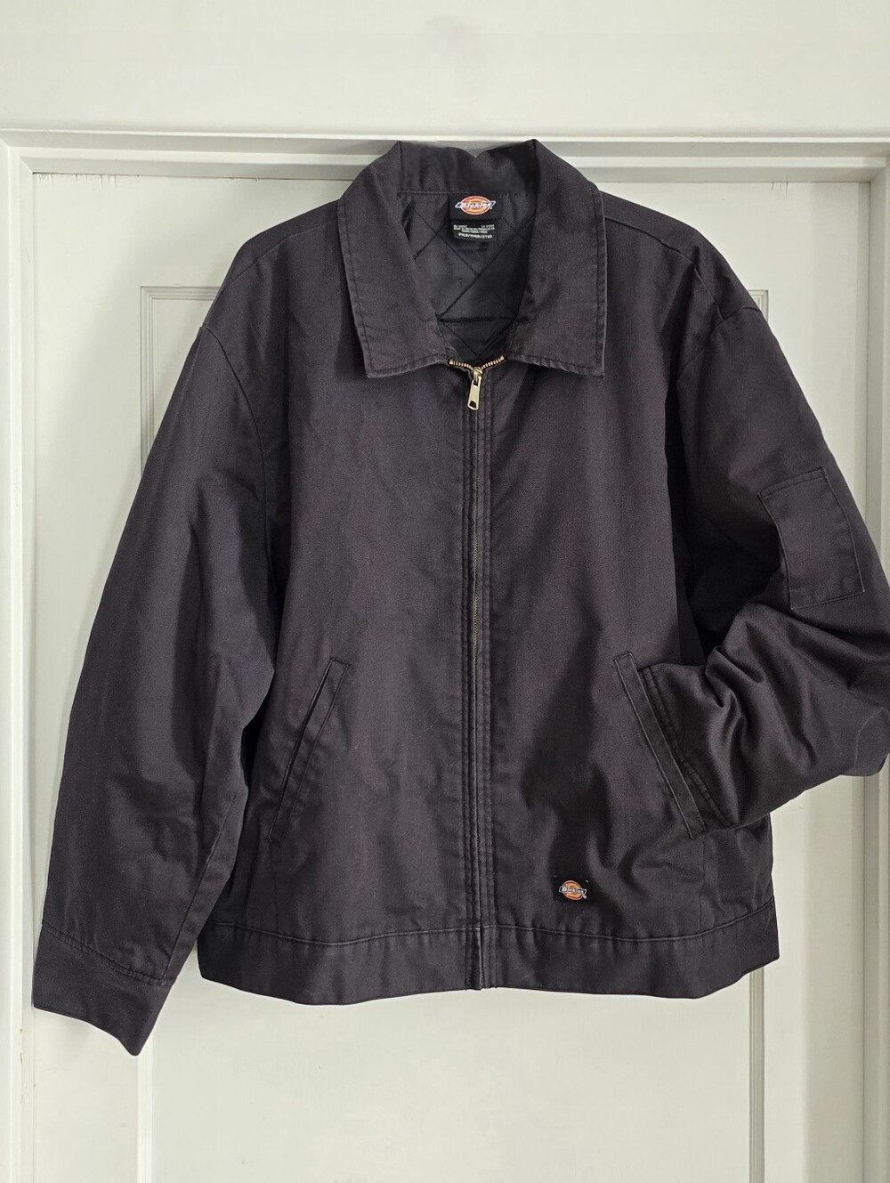Dickies Eisenhower Men's Black TJ15 Insulated Zip Jacket - Size 2XL